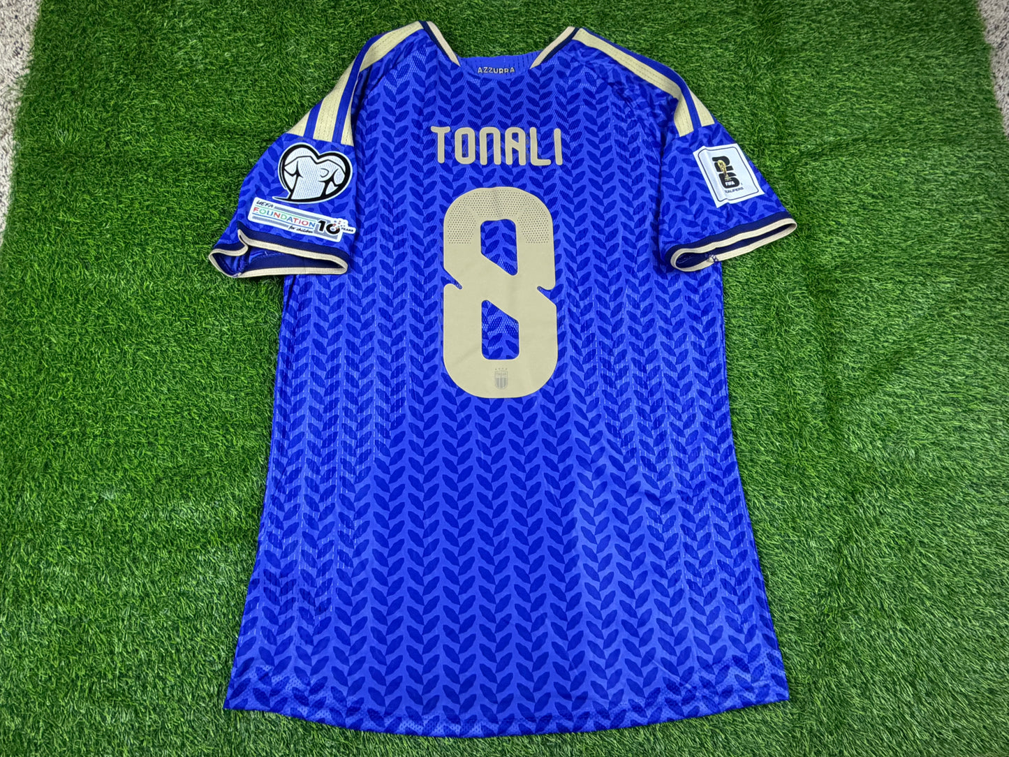Italy 2026 World Cup Home Tonali #8 Jersey - Player Version - Size XL (Ready to Ship)