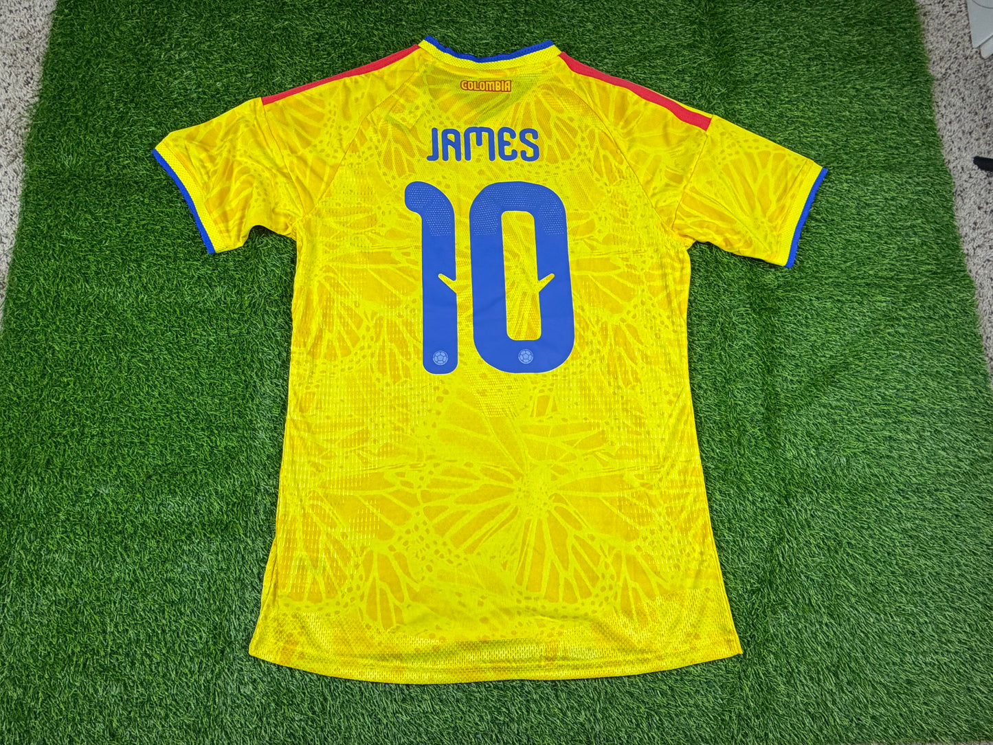 Colombia 2026 World Cup Home James #10 Jersey - Player Version - Size XL (Ready to Ship)