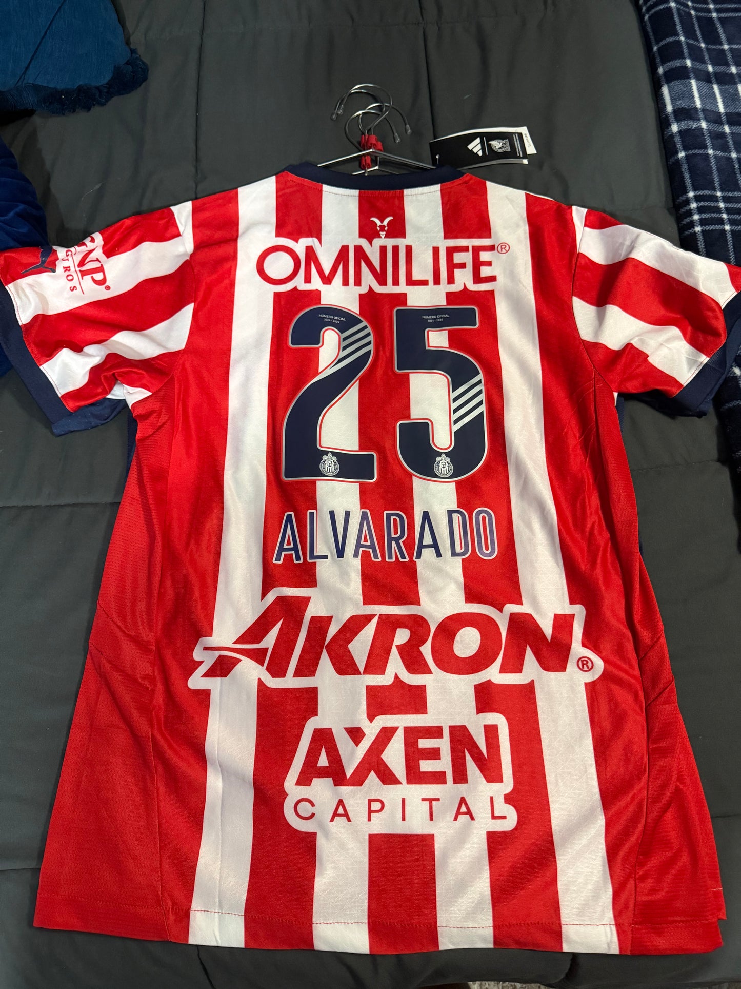 Chivas Home Jersey 24/25 Player Version - Alvarado #25 - Size: Large