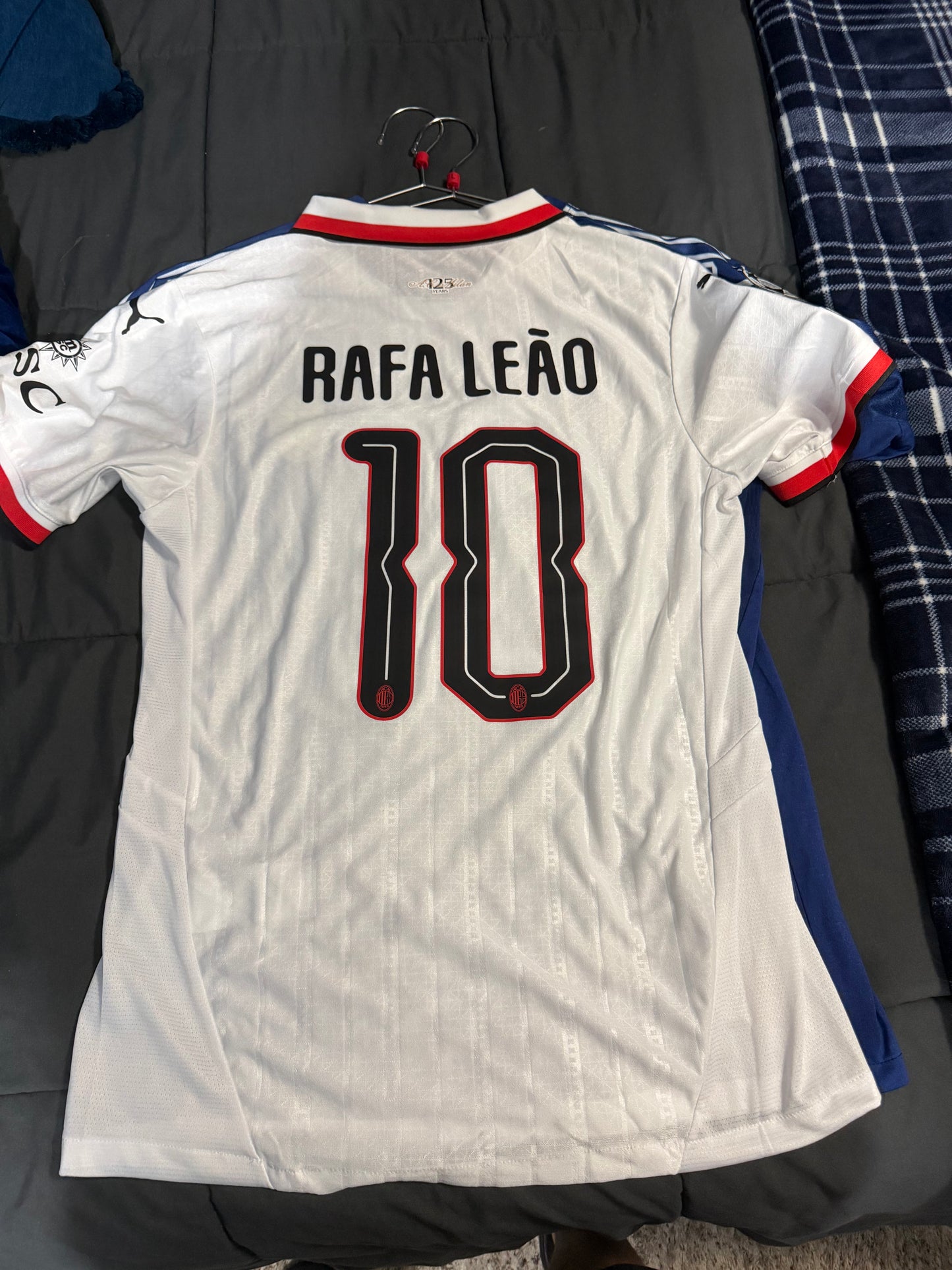 AC Milan Away 24/25 Player Version Jersey - Leao #10 - Size: Large