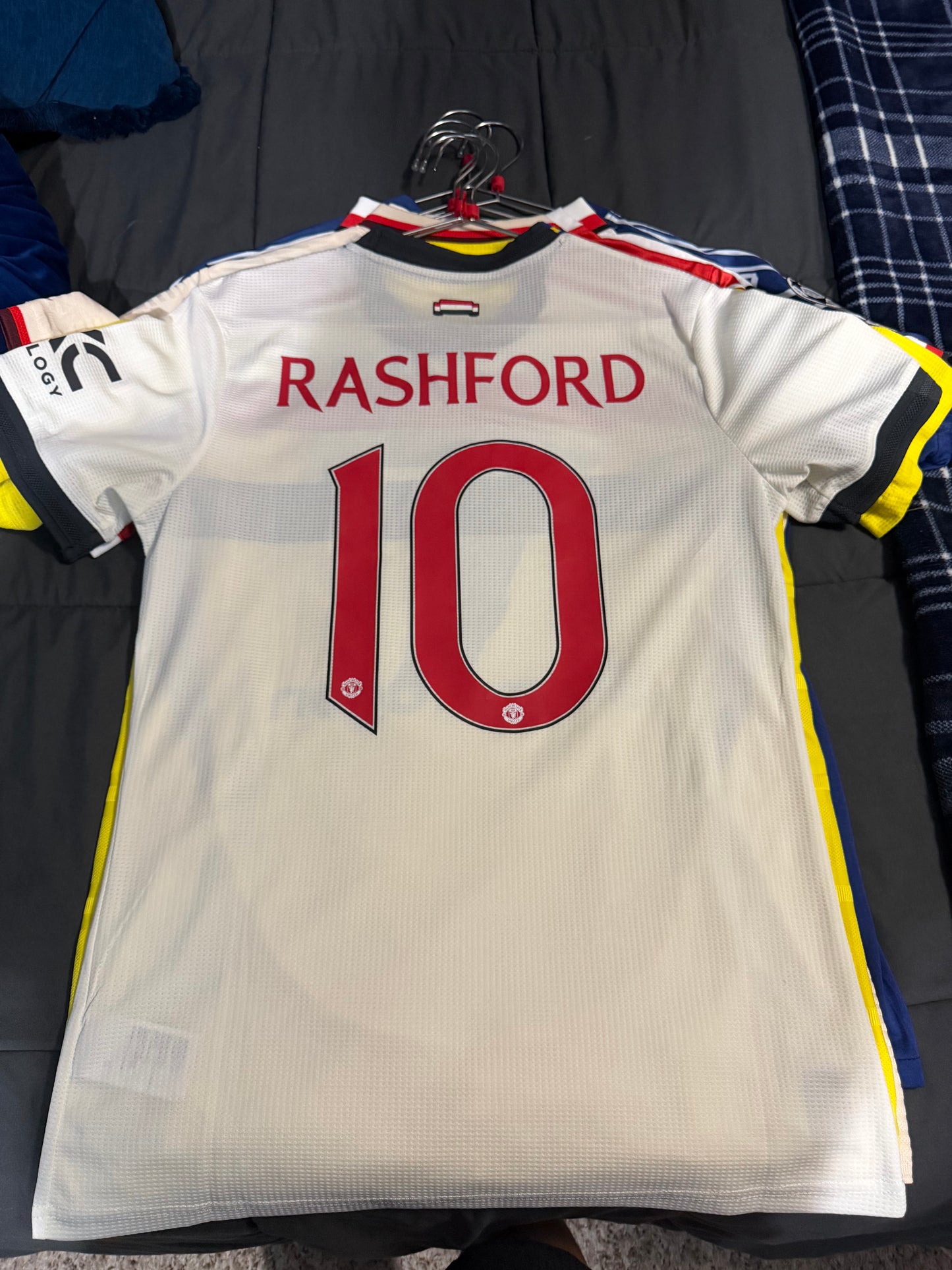 Manchester United 3rd 24/25 Player Version Jersey - Rashford #10 - Size: Large