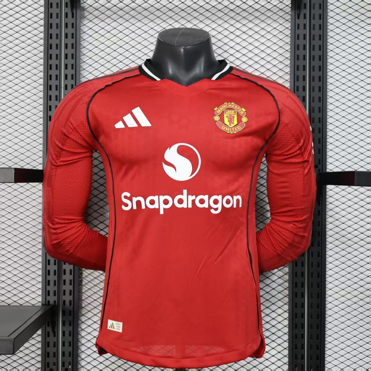 Manchester United Home Jersey (Player Version, Long Sleeve) - 25/26