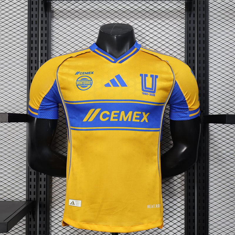 Tigres Home Jersey (Player Version, Short Sleeve) - 25/26