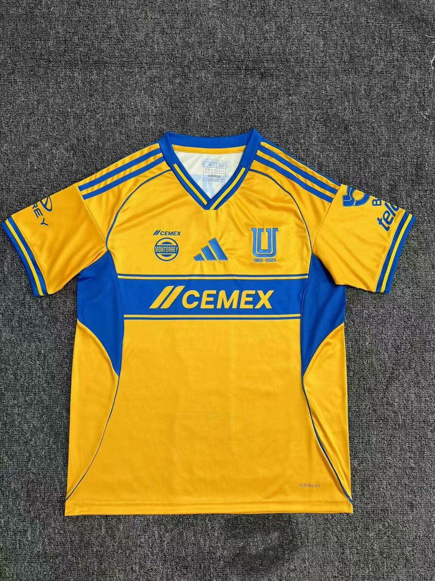 Tigres Home Jersey (Stadium Version, Short Sleeve) - 25/26