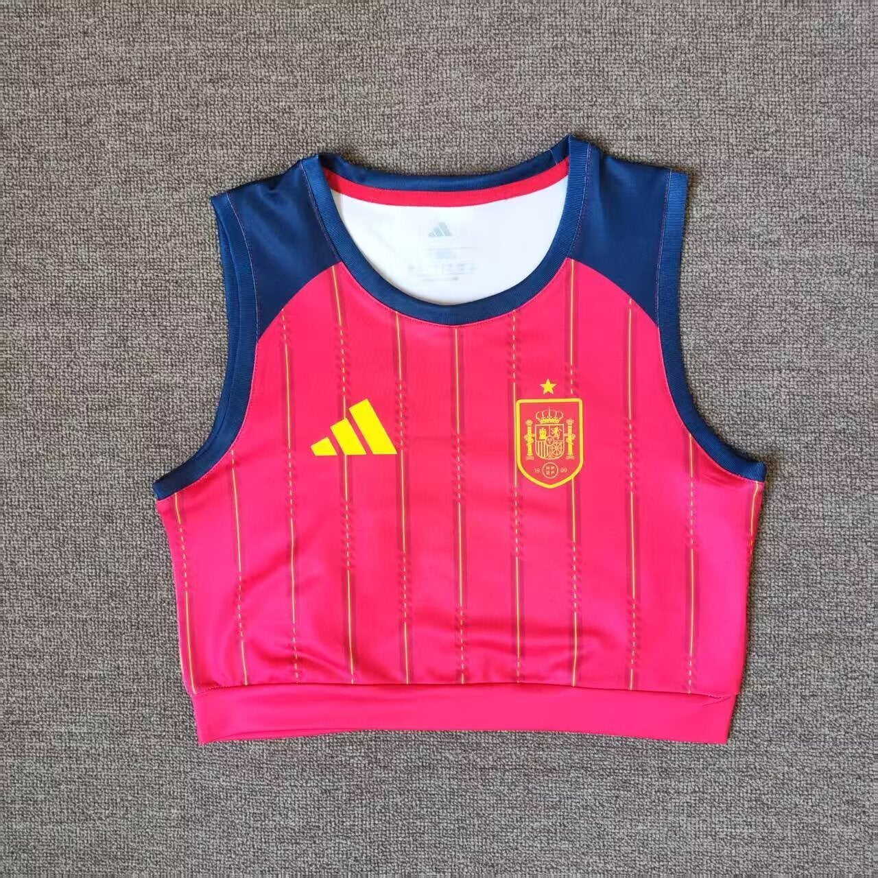 Spain 25/26 Women’s Home Sleeveless Crop Top