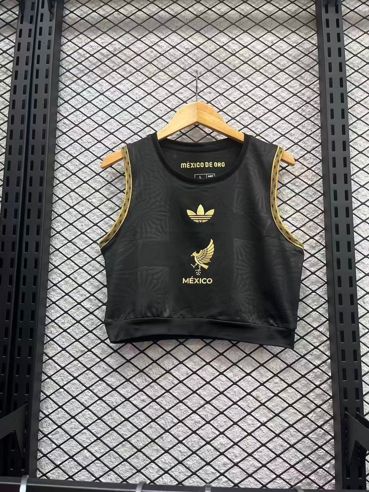 Mexico 2025 Women’s Home Sleeveless Crop Top