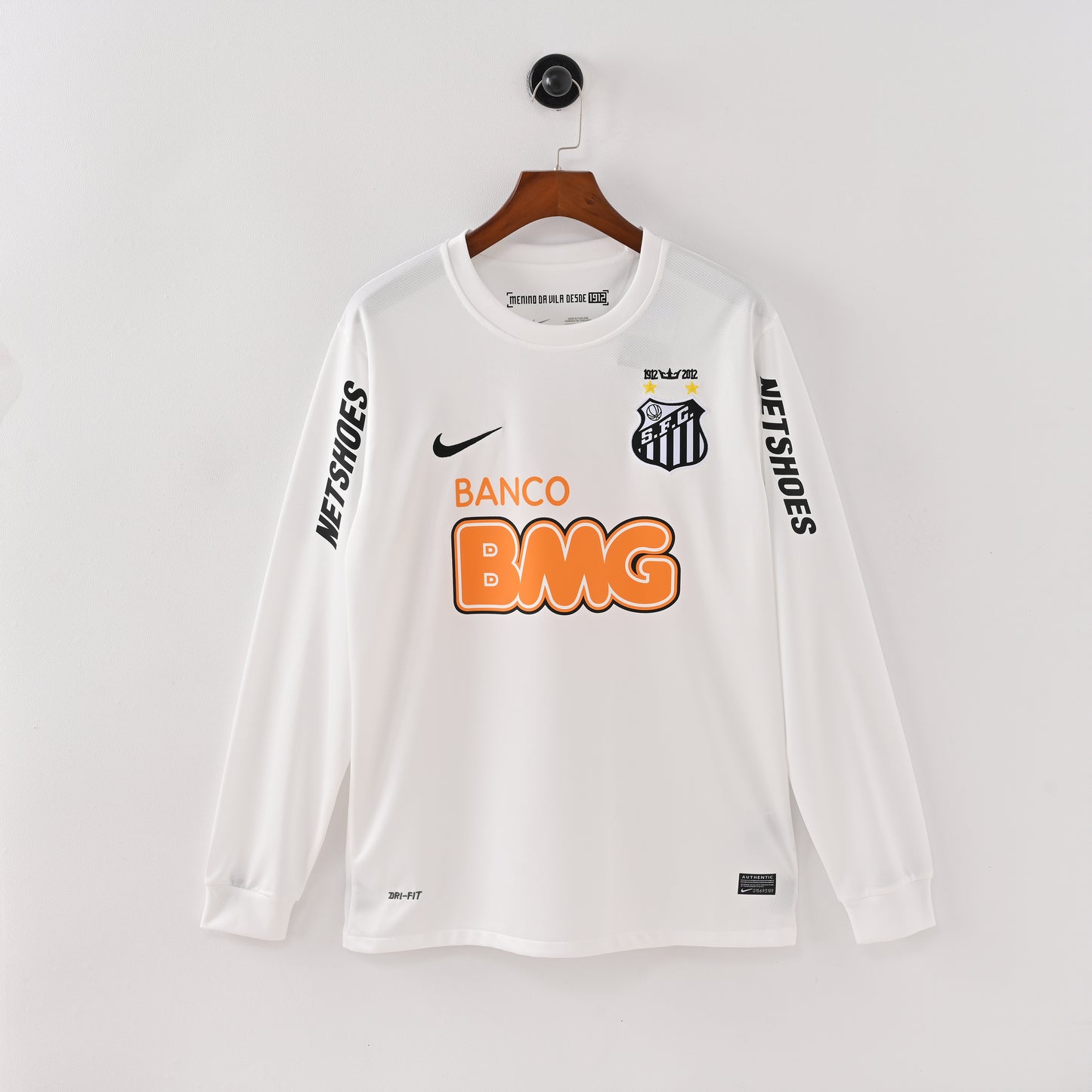 Santos Home 12/13 Retro Jersey - Long Sleeve