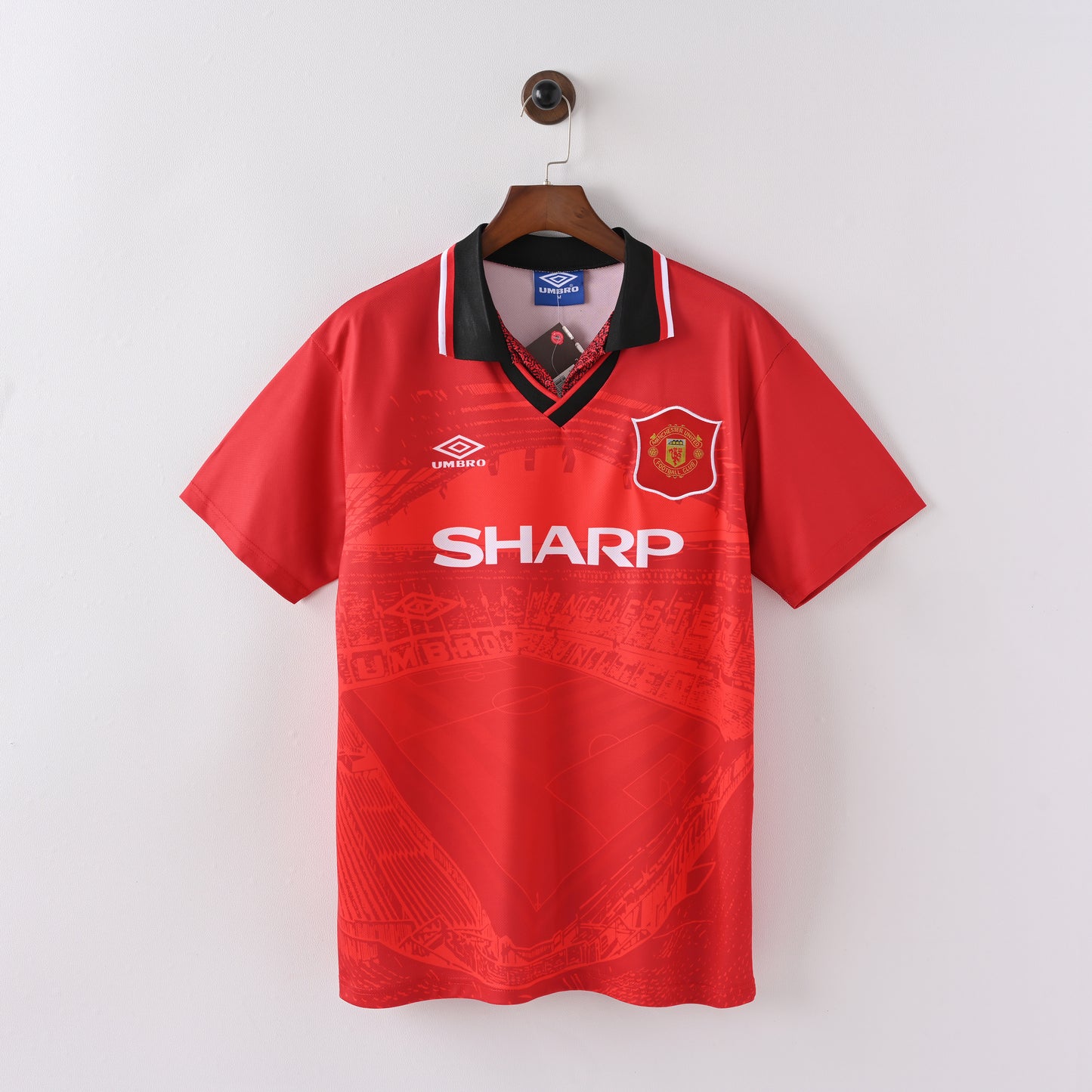 Manchester United Home 94-96 Retro Jersey - Short Sleeve