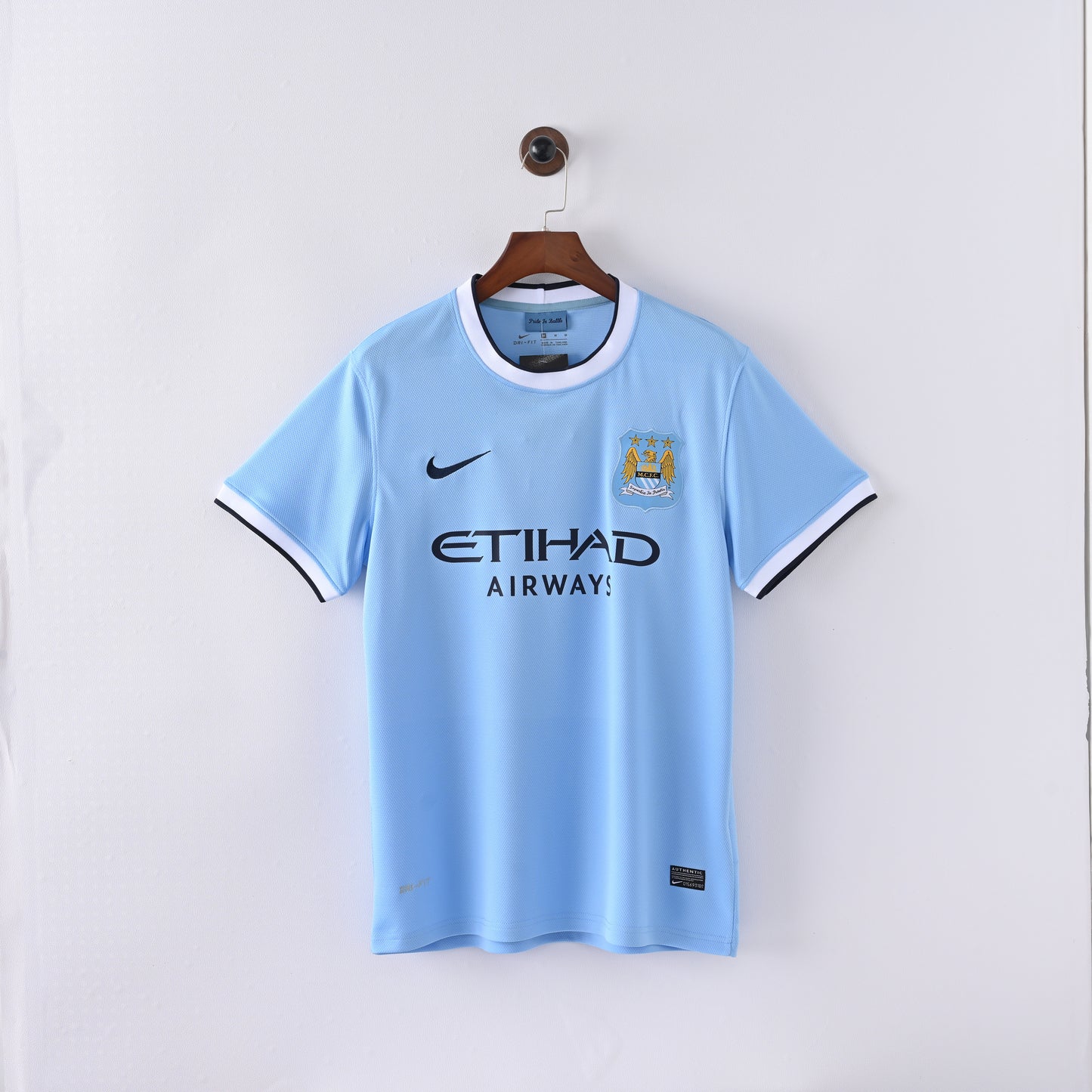 Manchester City Home 13/14 Retro Jersey - Short Sleeve