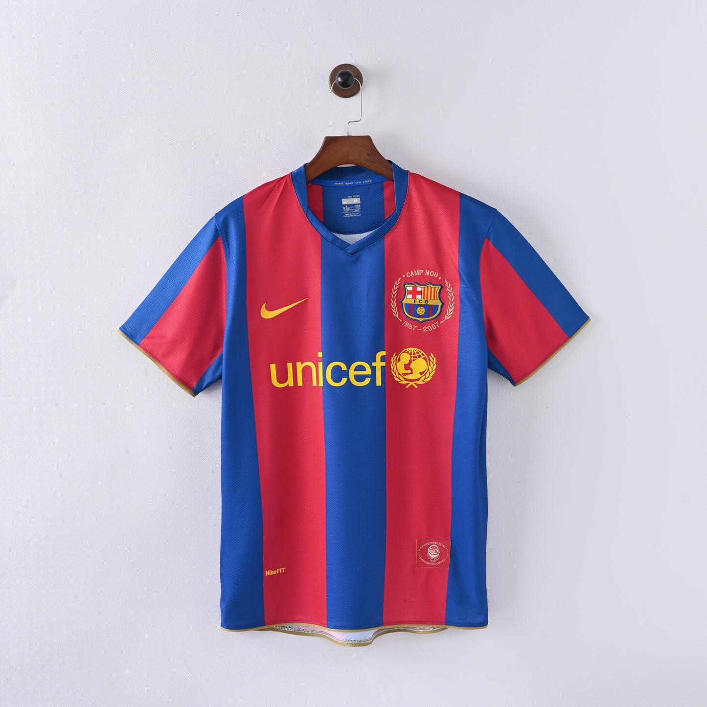 FC Barcelona Home 07/08 Retro Jersey - Short Sleeve