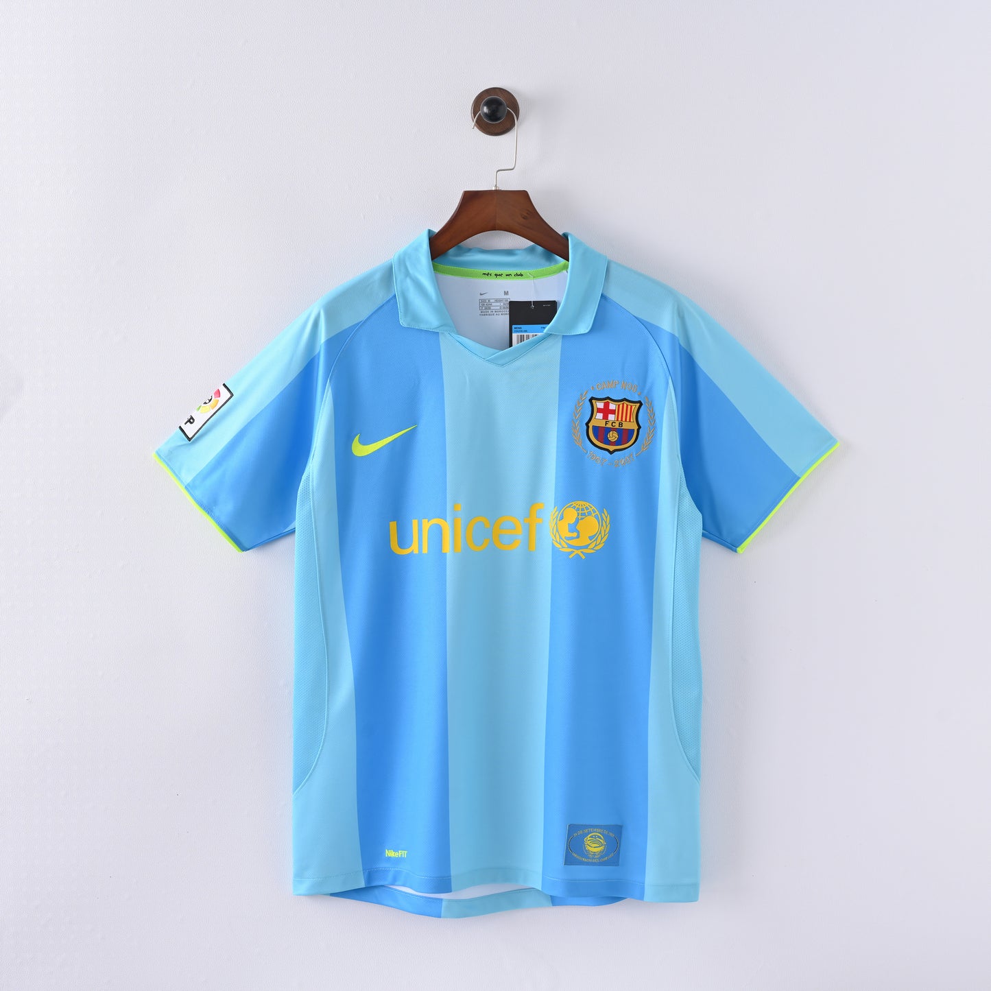 FC Barcelona Away 07/08 Retro Jersey - Short Sleeve