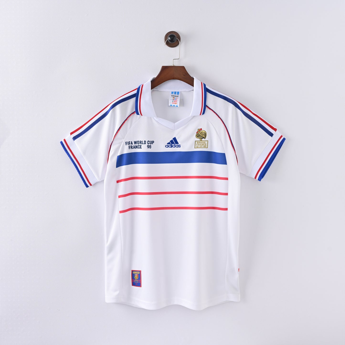 France Away 1998 Retro Jersey - Short Sleeve