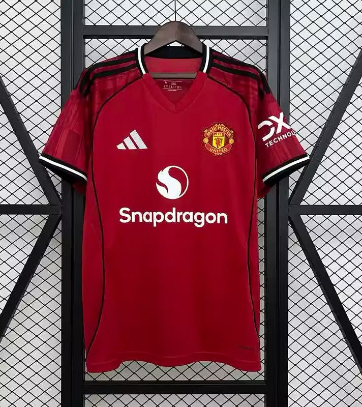 Manchester United Home Jersey (Stadium Version, Short Sleeve) - 25/26