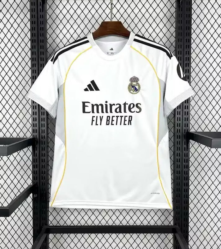 Real Madrid Home Jersey (Stadium Version, Short Sleeve) - 25/26