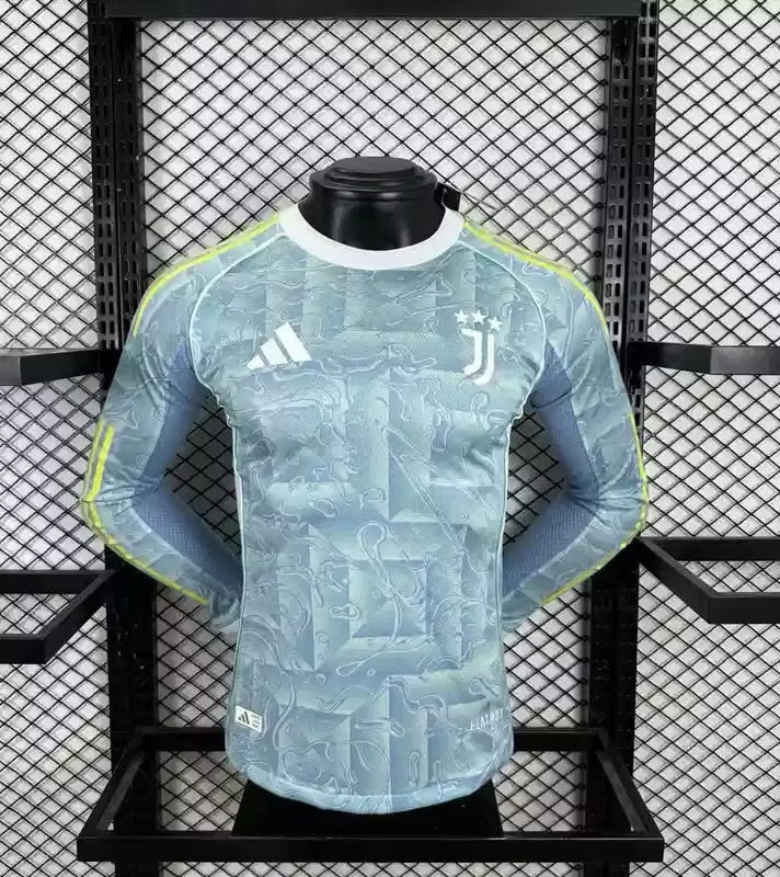 Juventus Away Jersey (Player Version, Long Sleeve) - 25/26
