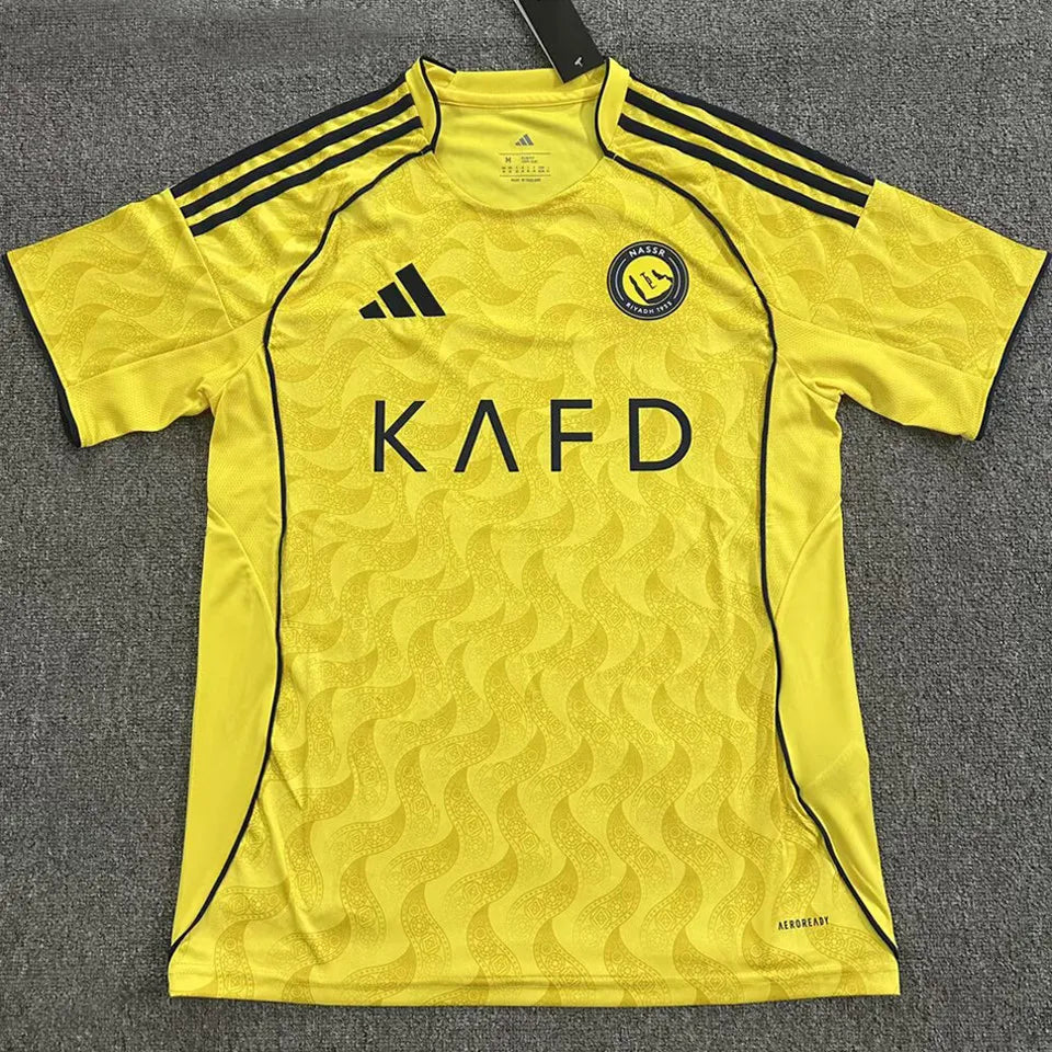 Al Nassr Home Jersey (Stadium Version, Short Sleeve) - 25/26