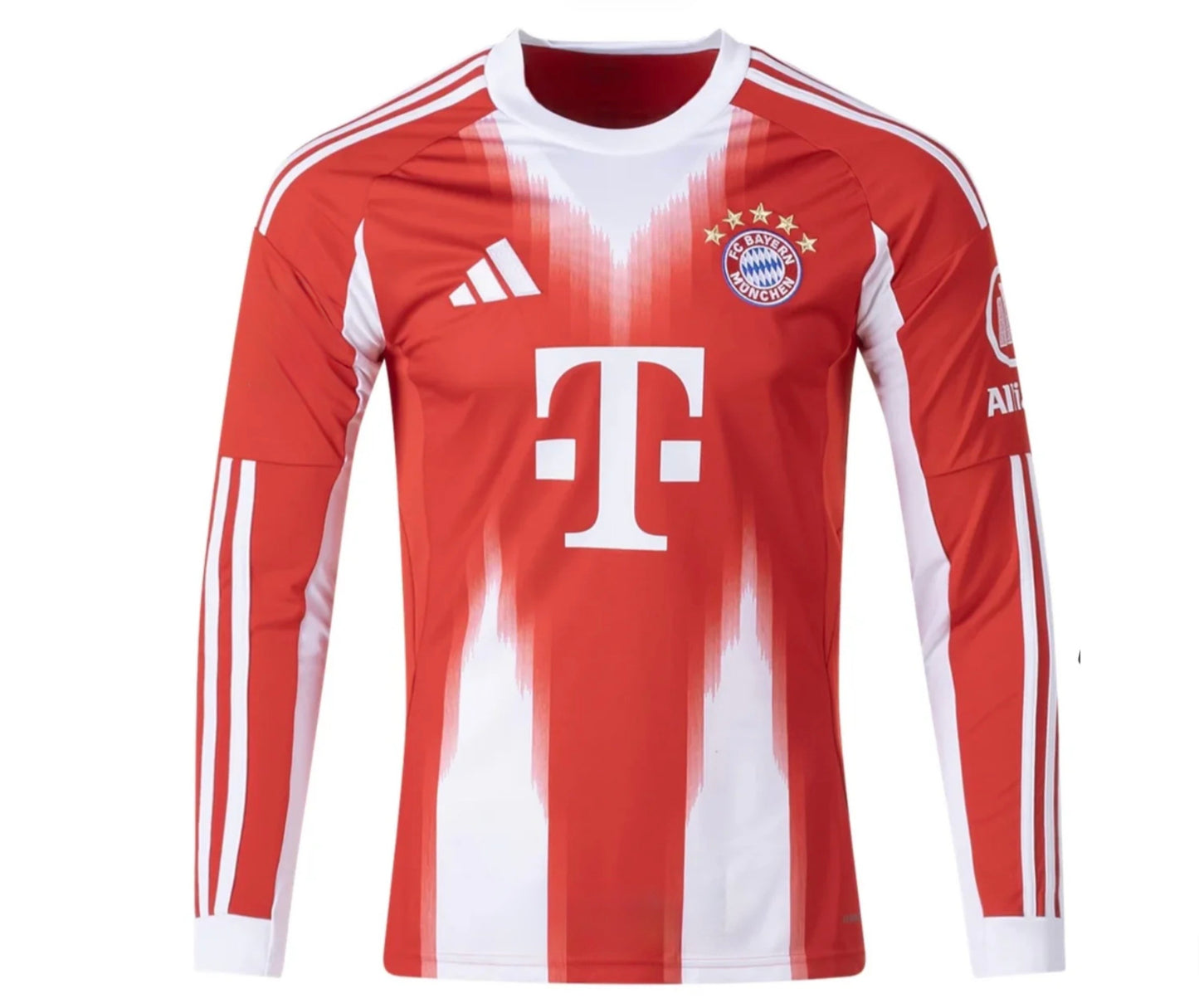 Bayern Mun. Home Jersey (Stadium Version, Long Sleeve) - 25/26