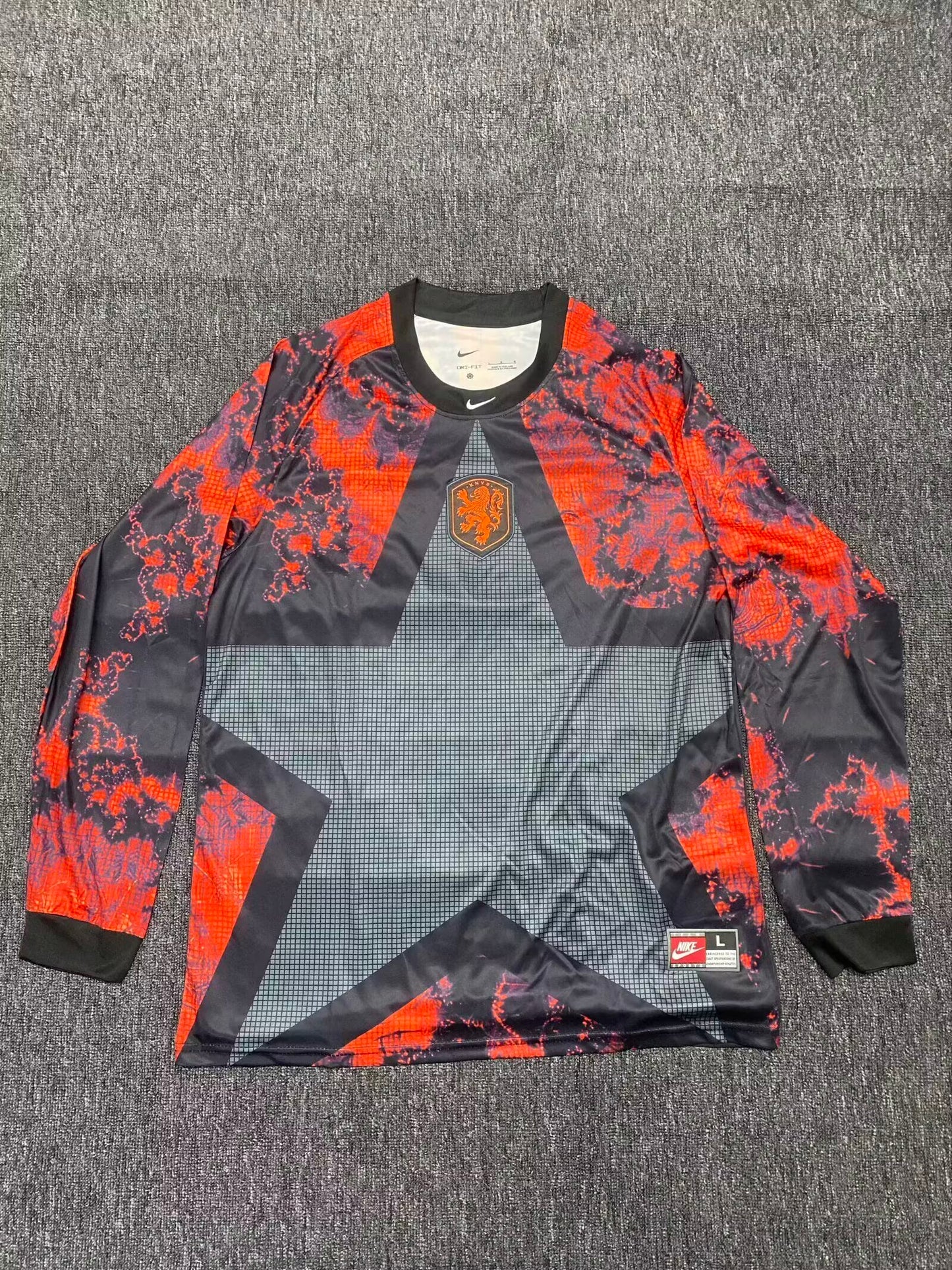 Netherlands Hollywood Goalkeeper Jersey (Stadium, Long Sleeve)