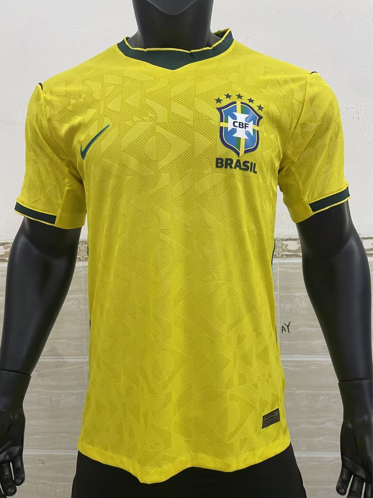 Brazil 2026 World Cup Home Jersey (Player, Short Sleeve)