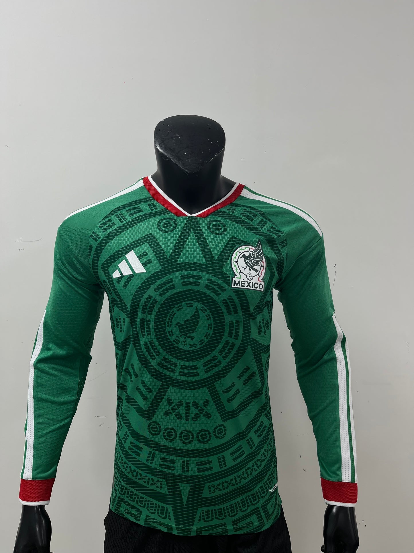 Mexico 2026 World Cup Home Jersey (Player, Long Sleeve)
