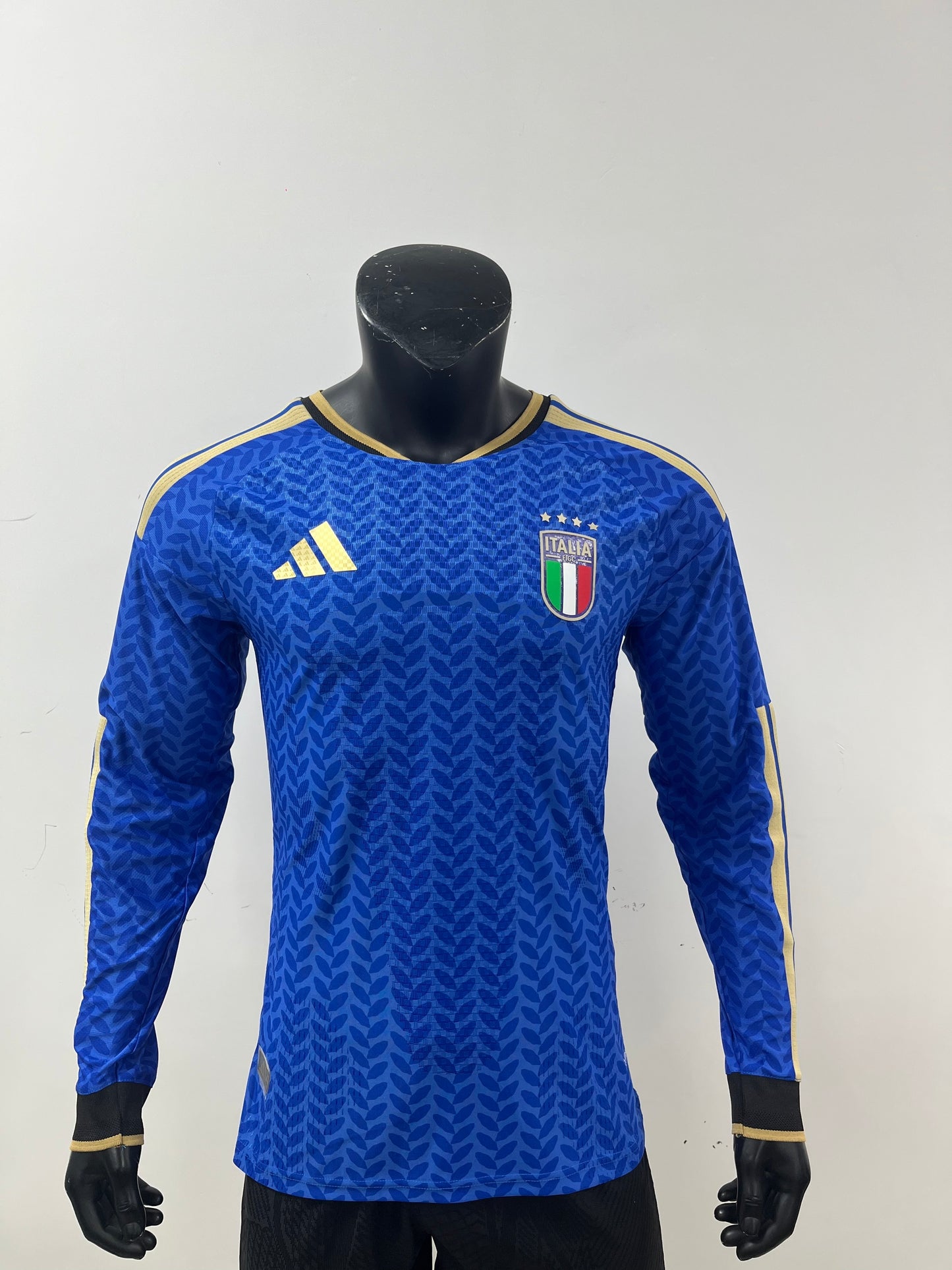 Italy 2026 World Cup Home Jersey (Player, Long Sleeve)