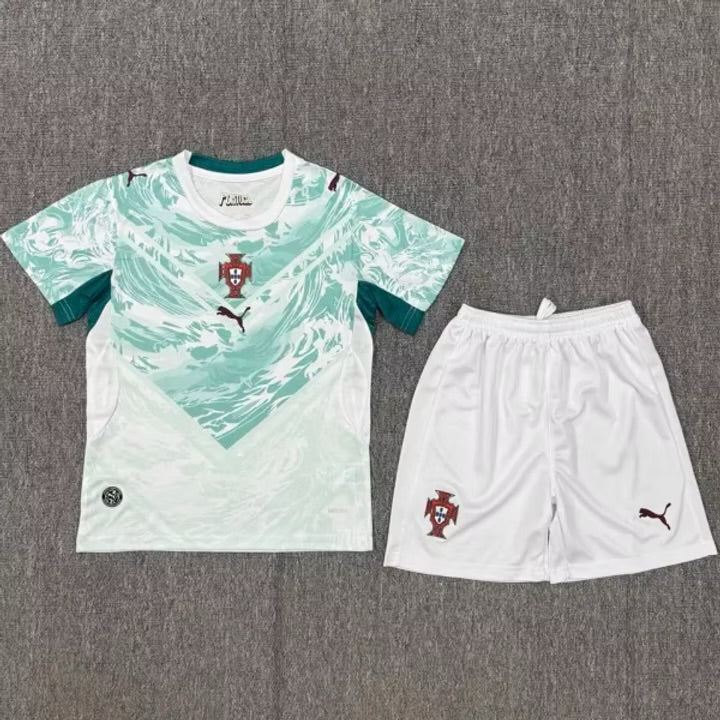 Portugal Away Jersey Kids Set