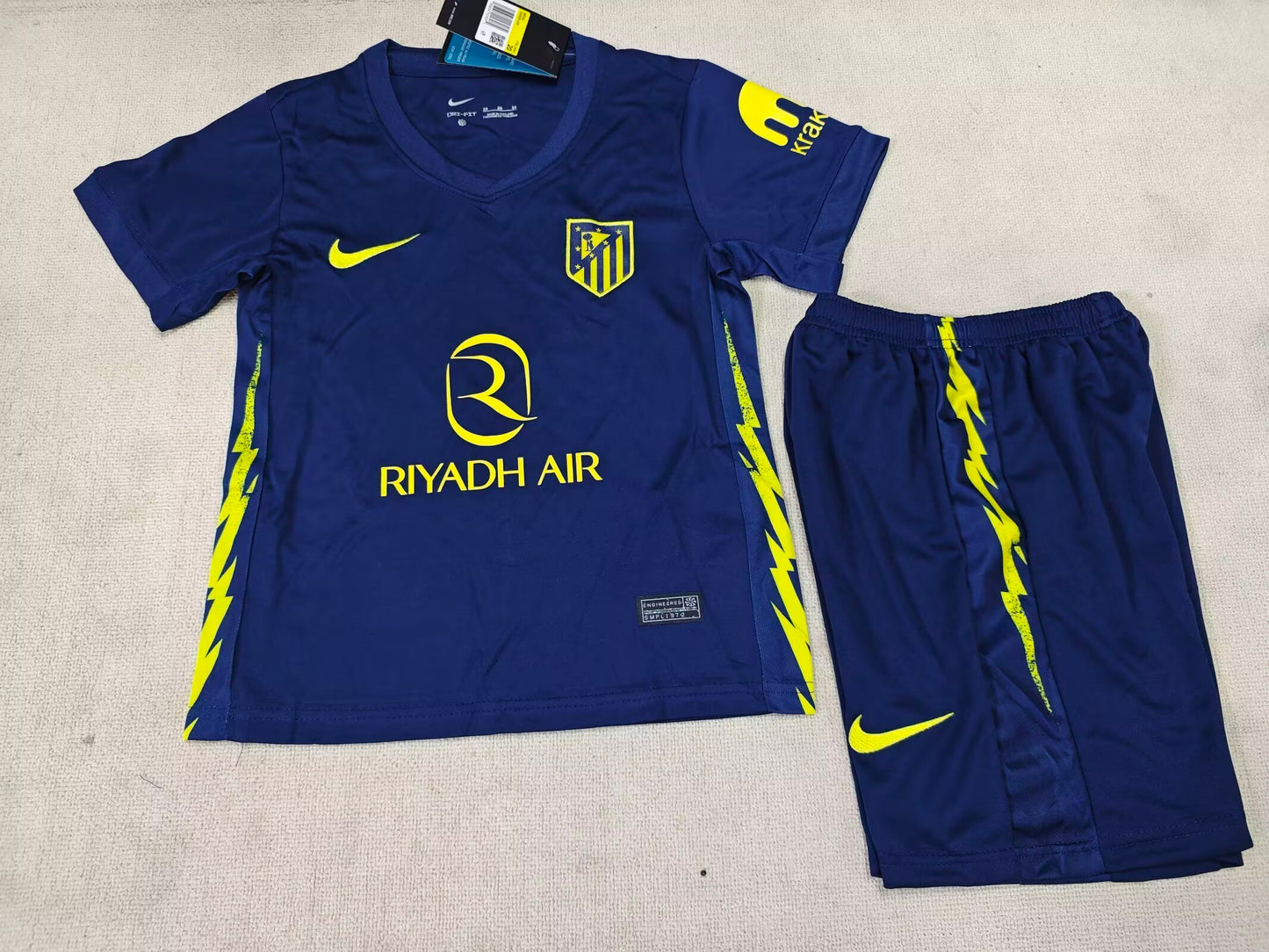 Atletico Madrid Away Jersey Kids Set
