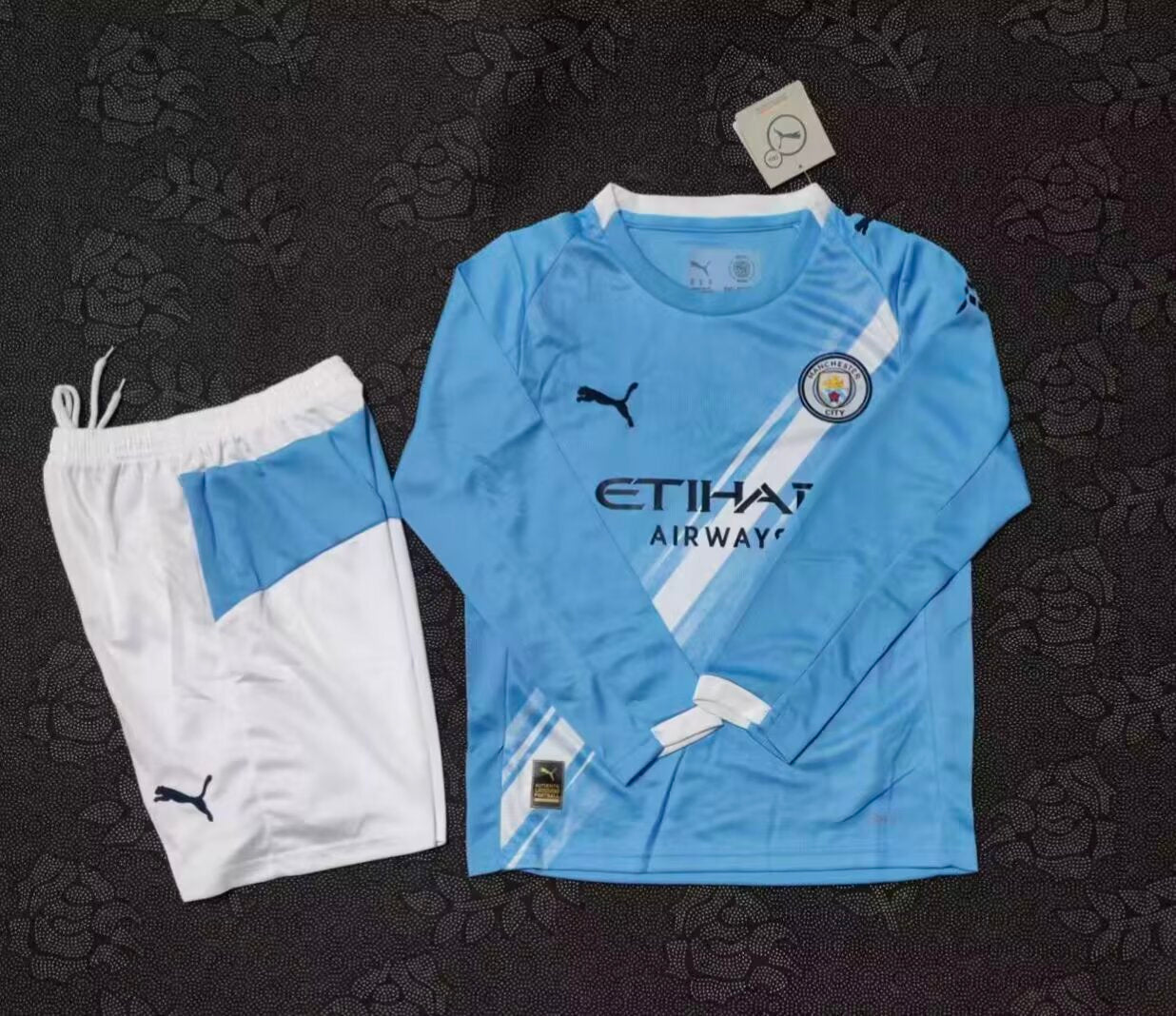 Manchester City Home Jersey Kids Set