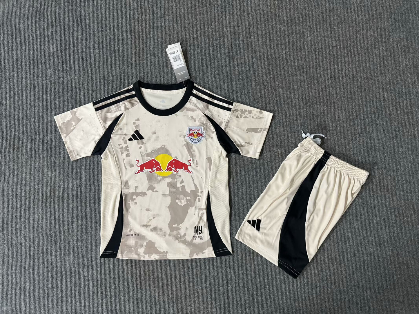 NY Redbulls Away Jersey Kids Set