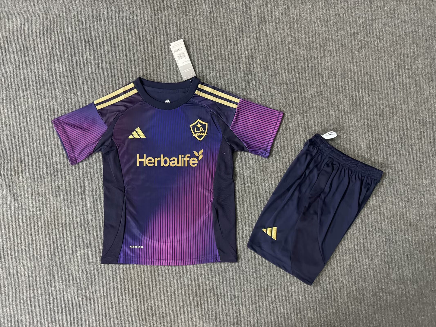 LA Galaxy Away Jersey Kids Set