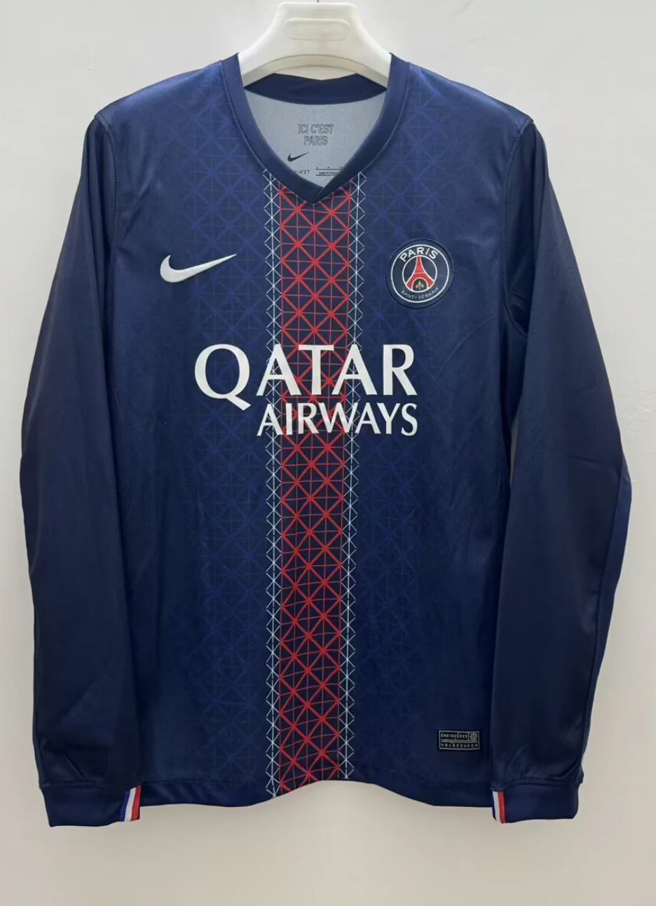 PSG Home Jersey (Stadium Version, Long Sleeve) - 25/26