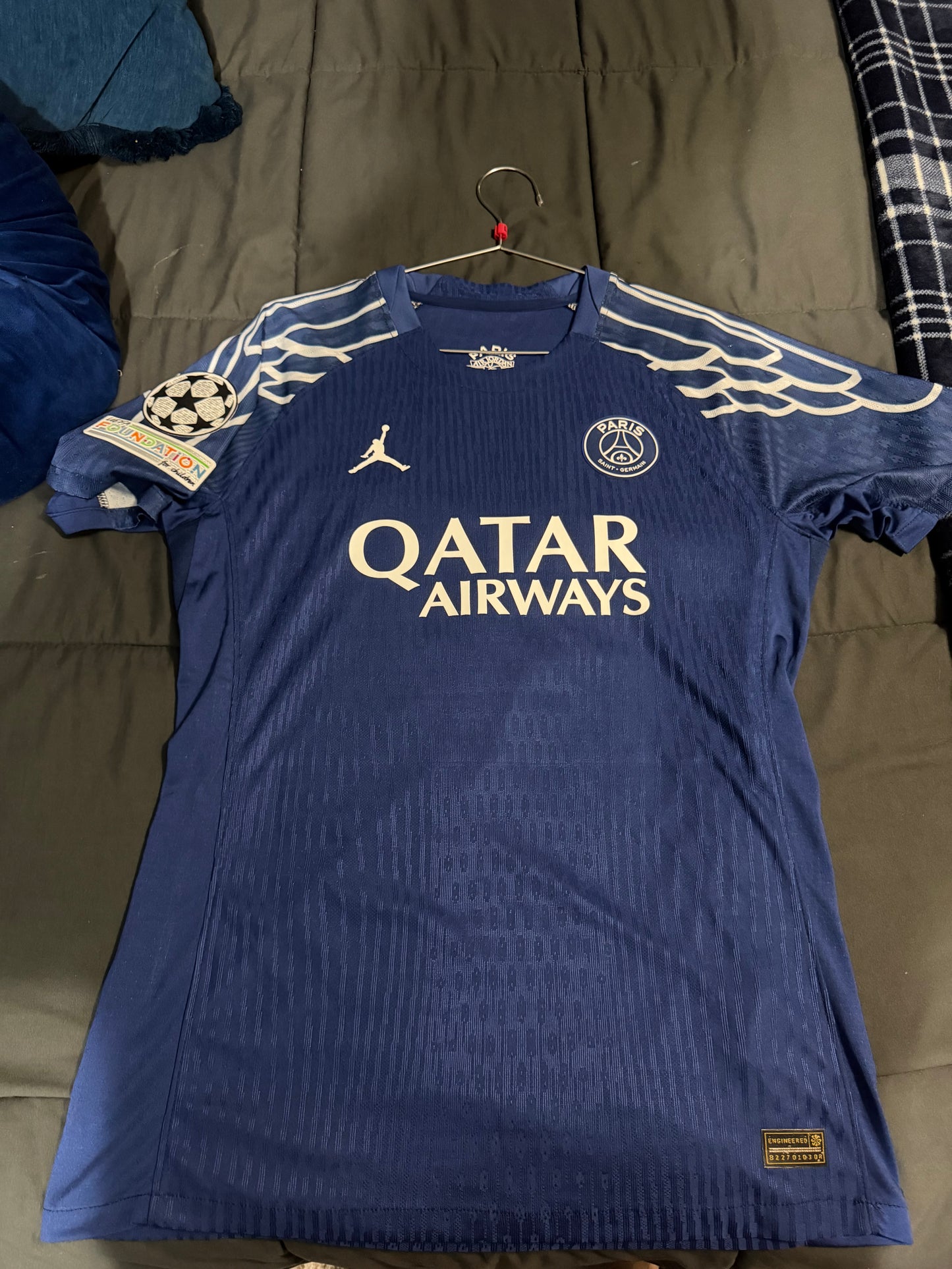 PSG 4th 24/25 Player Version Jersey - Dembele #10 - Size: Large