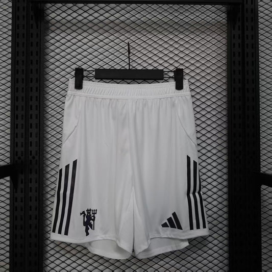 Manchester United Away White/Purple Player Shorts (25/26)