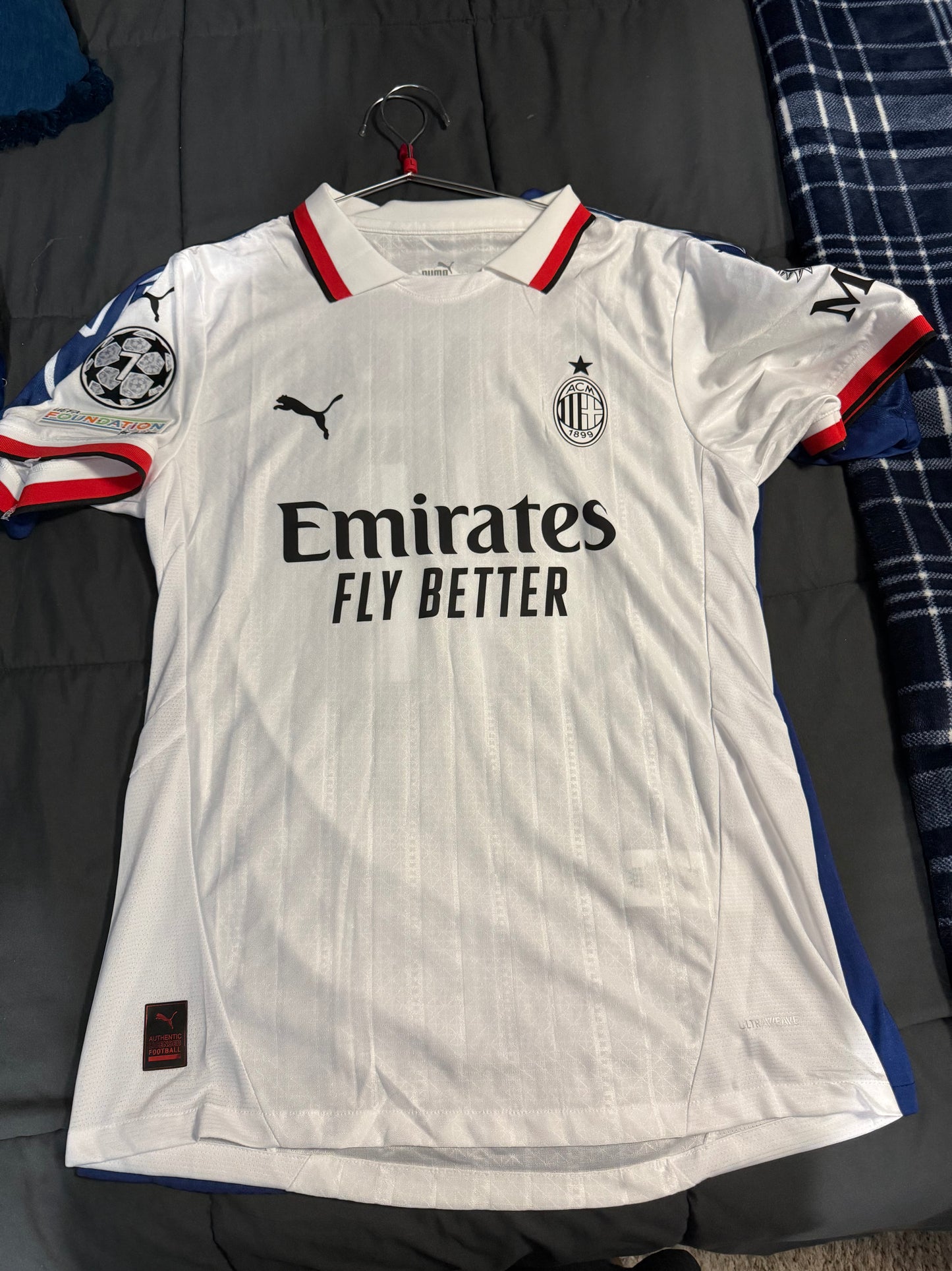 AC Milan Away 24/25 Player Version Jersey - Leao #10 - Size: Large