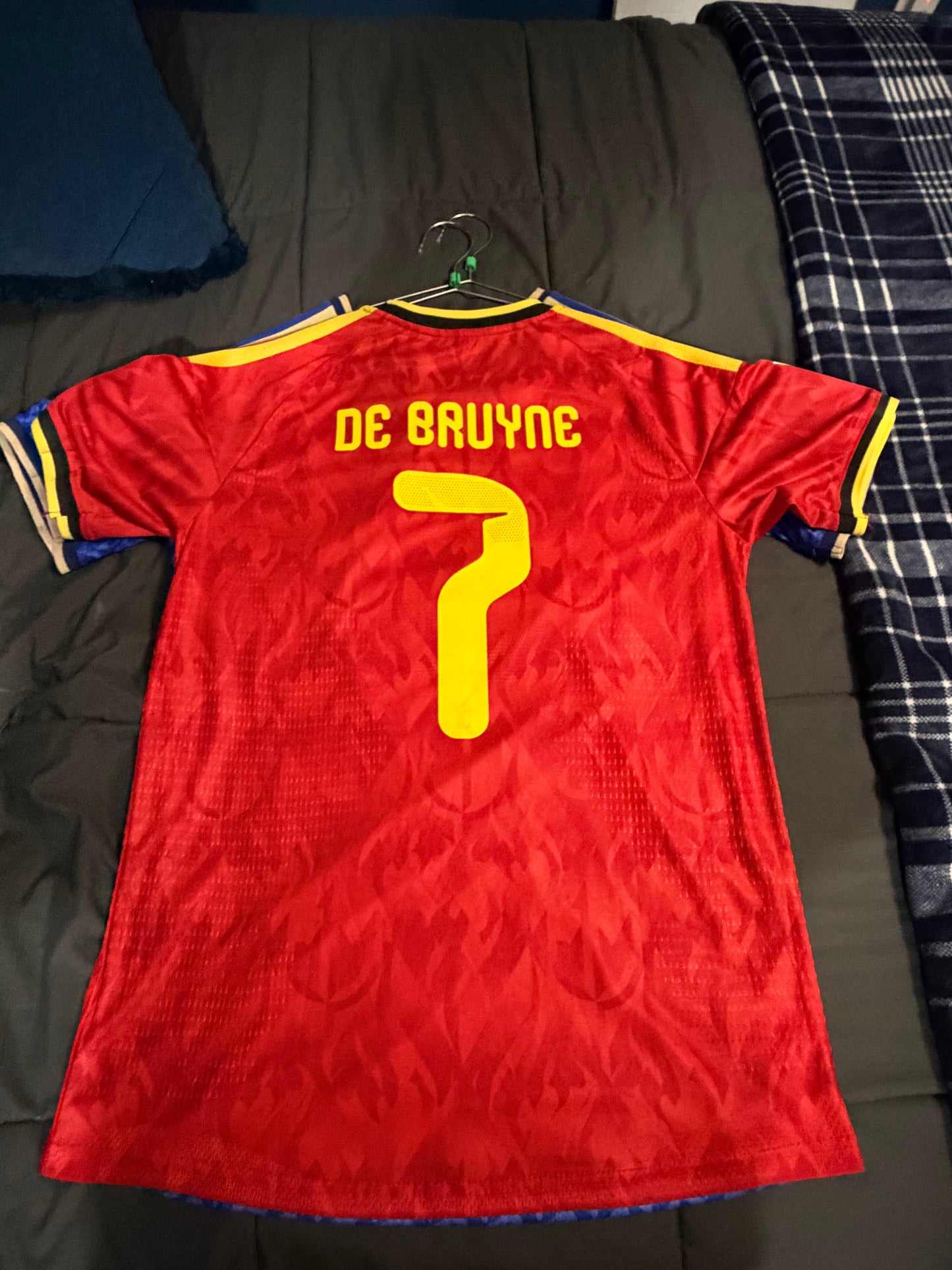 Belgium Home WC 26 Player Version Jersey - De Bruyne #7 - Size: XL