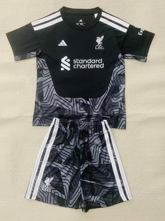 Liverpool 26/27 Goalkeeper "Black" Kids Kit Set