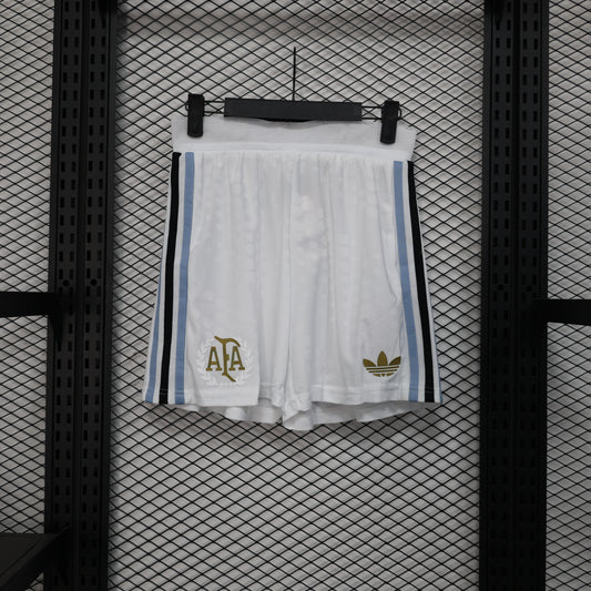 Argentina Home White Player Shorts (2025)
