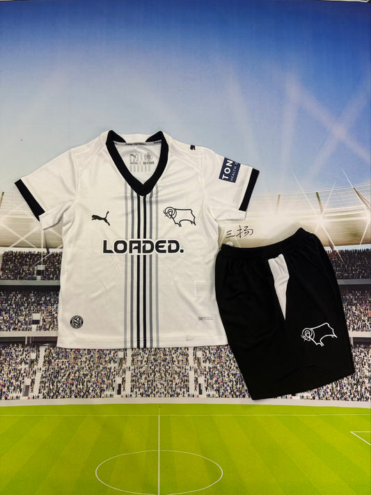 Derby County 26/27 Home Kids Kit Set