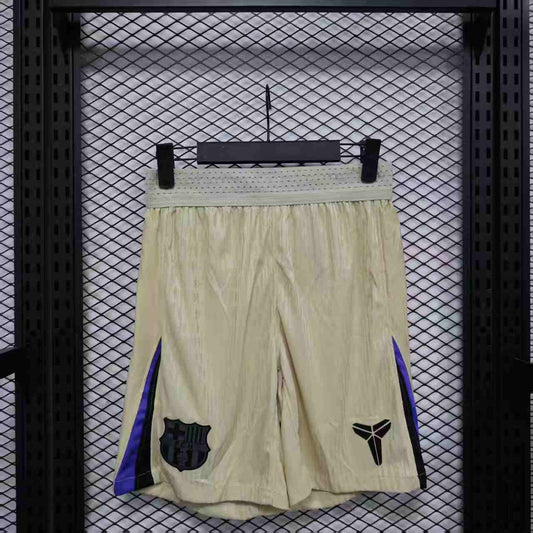 Barcelona Away Cream Player Shorts (25/26)