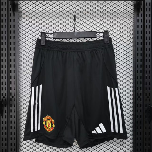 Manchester United Home Black Player Shorts (25/26)