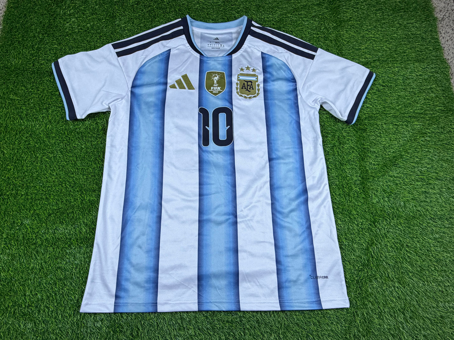 Argentina 2026 World Cup Home Messi #10 Jersey - Stadium Version - Size L (Ready to Ship)