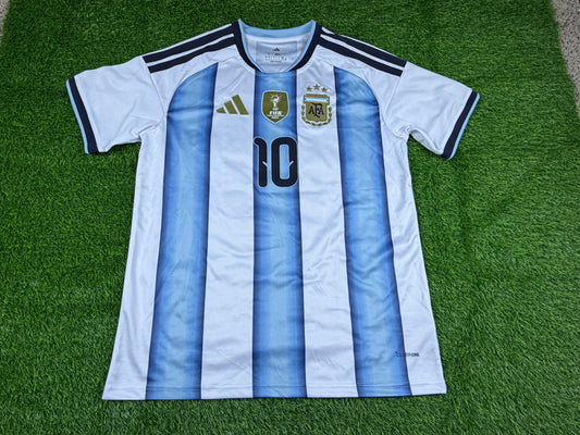 Argentina 2026 World Cup Home Messi #10 Jersey - Stadium Version - Size L (Ready to Ship)