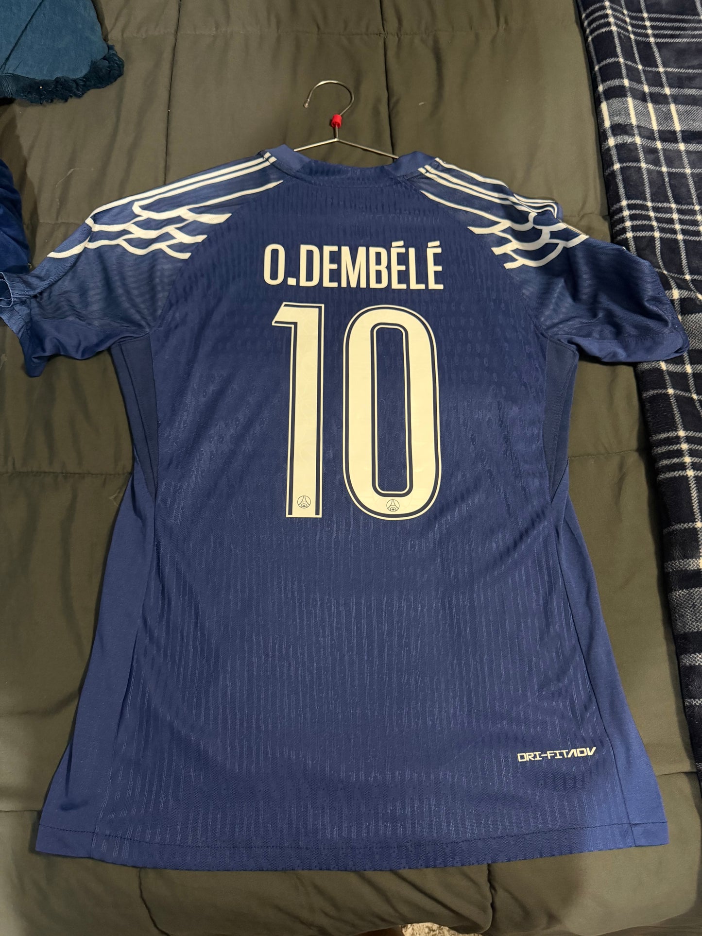 PSG 4th 24/25 Player Version Jersey - Dembele #10 - Size: Large
