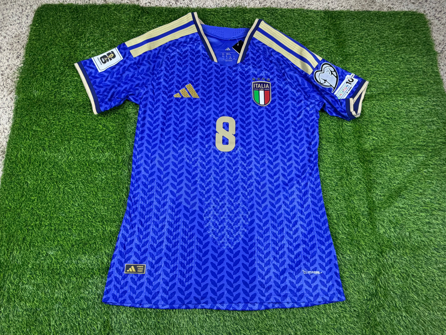 Italy 2026 World Cup Home Tonali #8 Jersey - Player Version - Size XL (Ready to Ship)