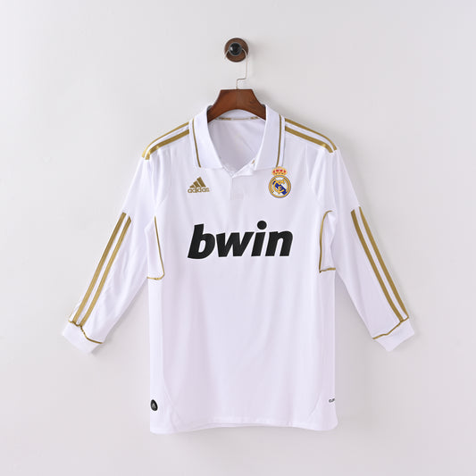 Real Madrid Home 11/12 Retro Jersey - Long Sleeve