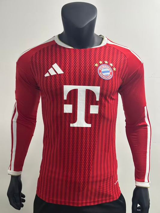 Bayern Munich 26/27 Home Long Sleeve Player Version Jersey