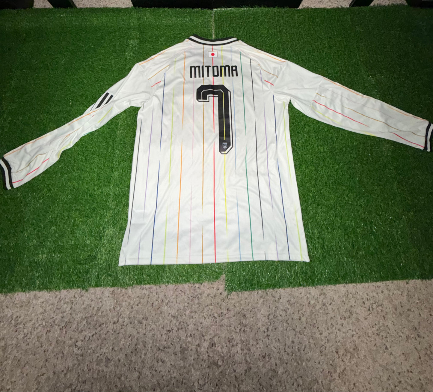 Japan WC 2026 Away Mitoma #7 Stadium Long Sleeve Jersey Size: XL (Ready to Ship)