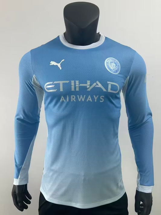 Manchester City 26/27 Home Player Long Sleeve Version Jersey
