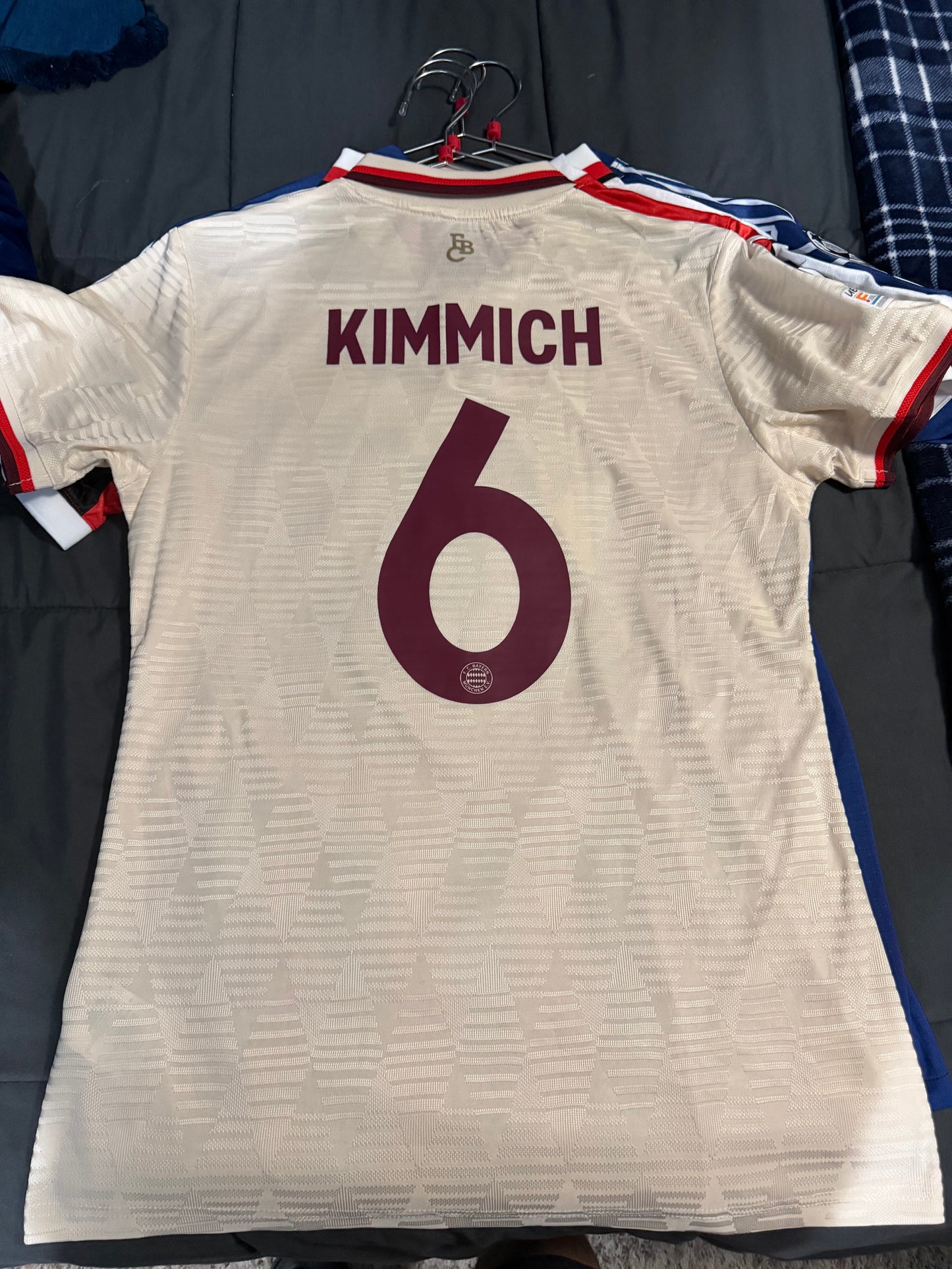 Bayern Munich 3rd 24/25 Player Version Jersey - Kimmich #6 - Size: Large