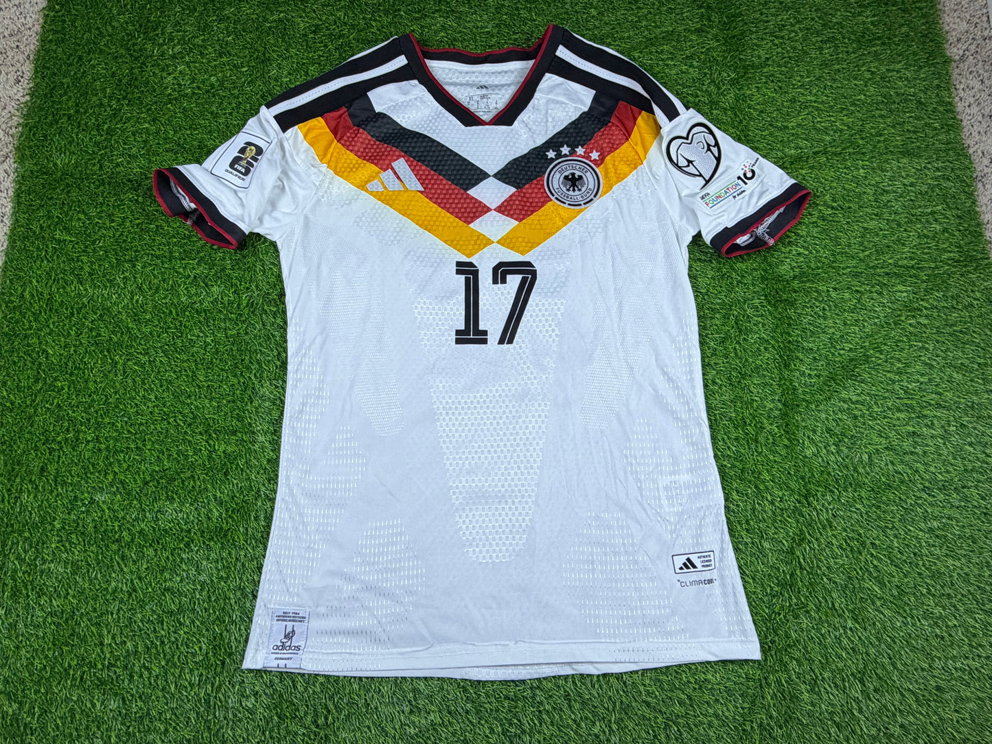 Germany 2026 World Cup Home Wirtz #17 Jersey - Player Version - Size XL (Ready to Ship)